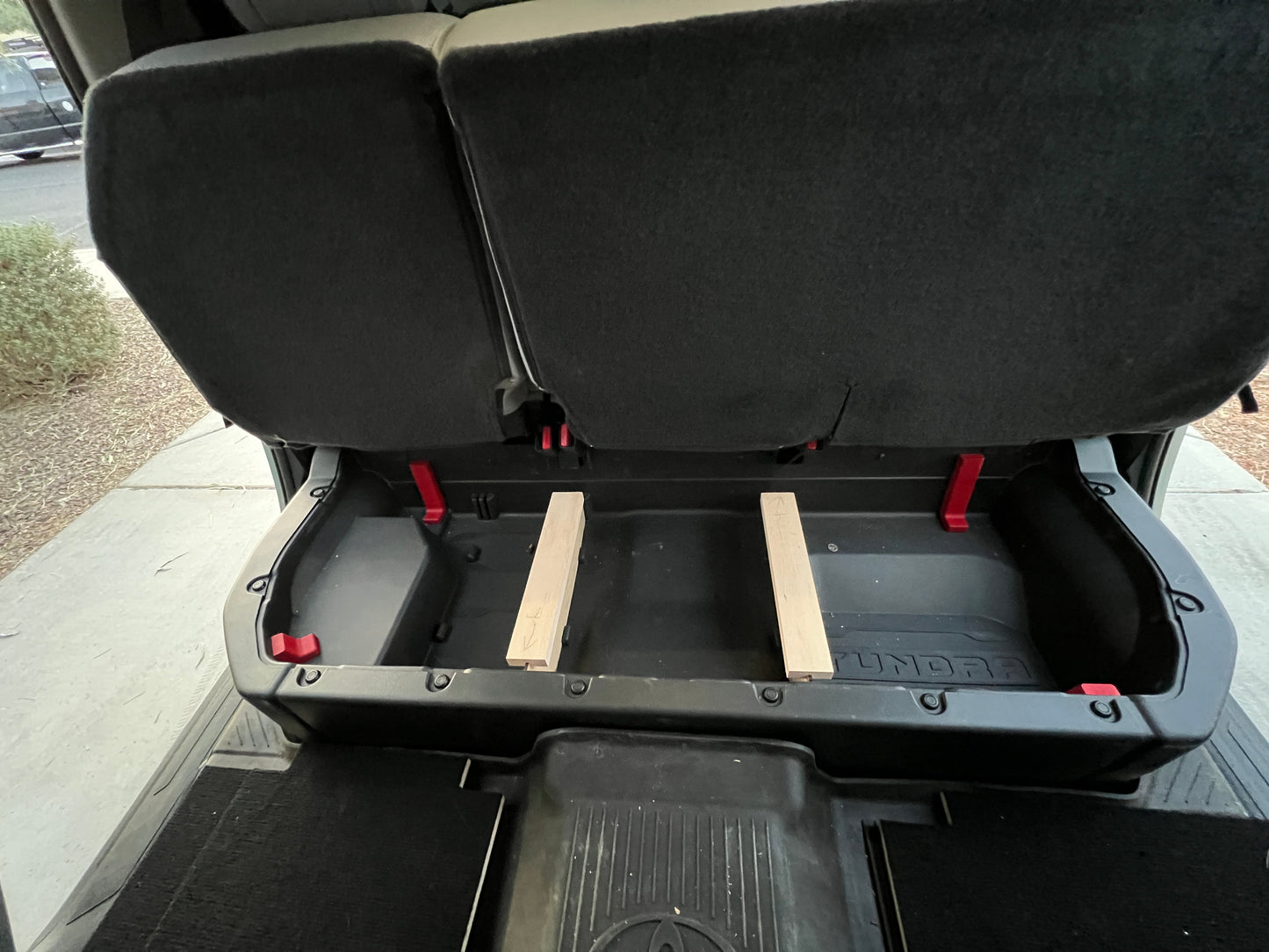 2022+ Toyota Tundra (Non-Hybrid) Rear Seat Storage Cover and Flat Platform