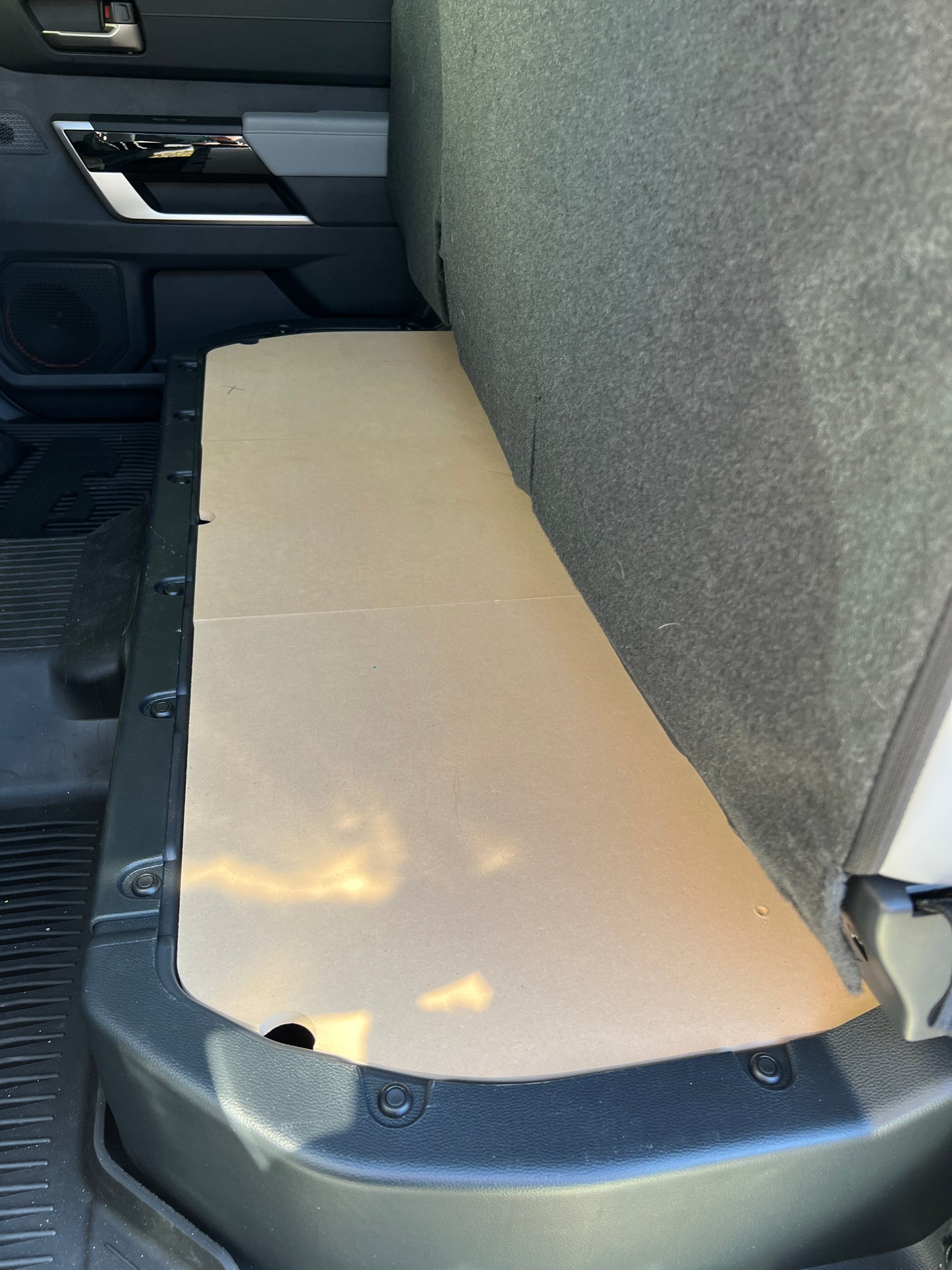 2022+ Toyota Tundra (Non-Hybrid) Rear Seat Storage Cover and Flat Platform