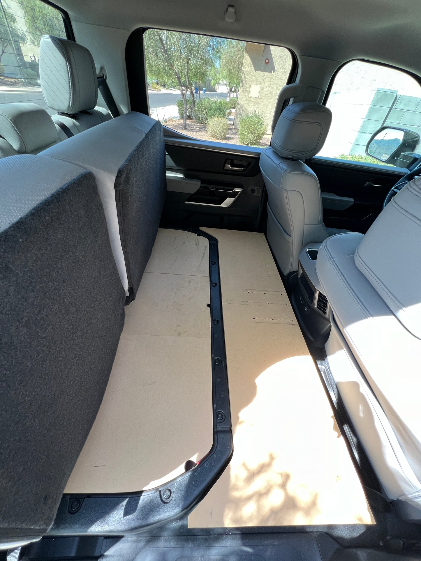 2022+ Toyota Tundra (Non-Hybrid) Rear Seat Storage Cover and Flat Platform