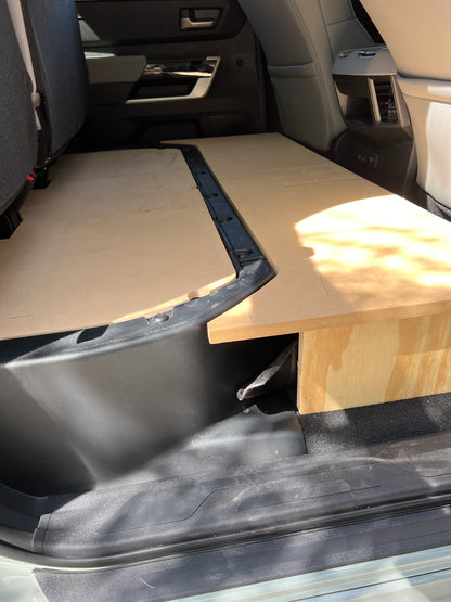 2022+ Toyota Tundra (Non-Hybrid) Rear Seat Storage Cover and Flat Platform