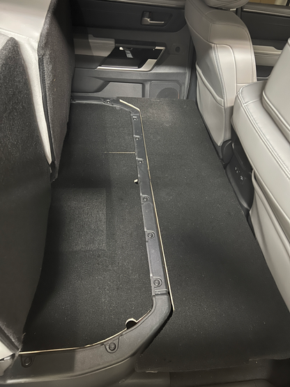 2022+ Toyota Tundra (Non-Hybrid) Rear Seat Storage Cover and Flat Platform