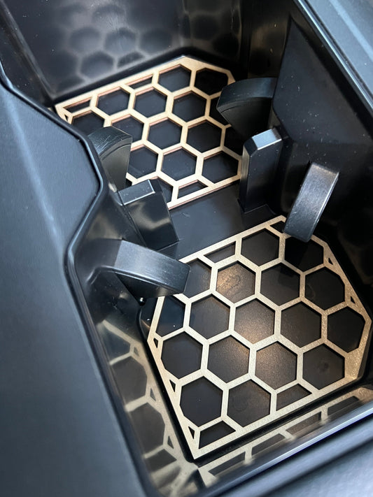 2022+ Toyota Tundra Cup Holder Inserts - Coasters